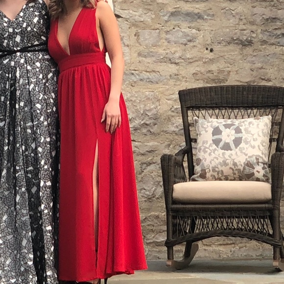 Lulus Red Prom Dress - Picture 6 of 6